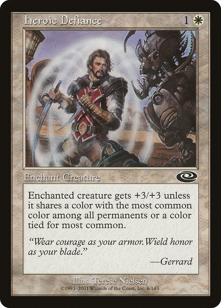 Heroic Defiance (PLS-006) [Planeshift] Foil