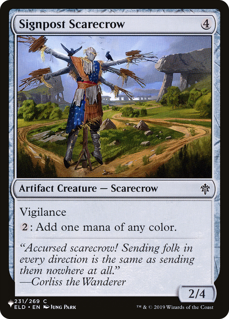Signpost Scarecrow - The List [The List]