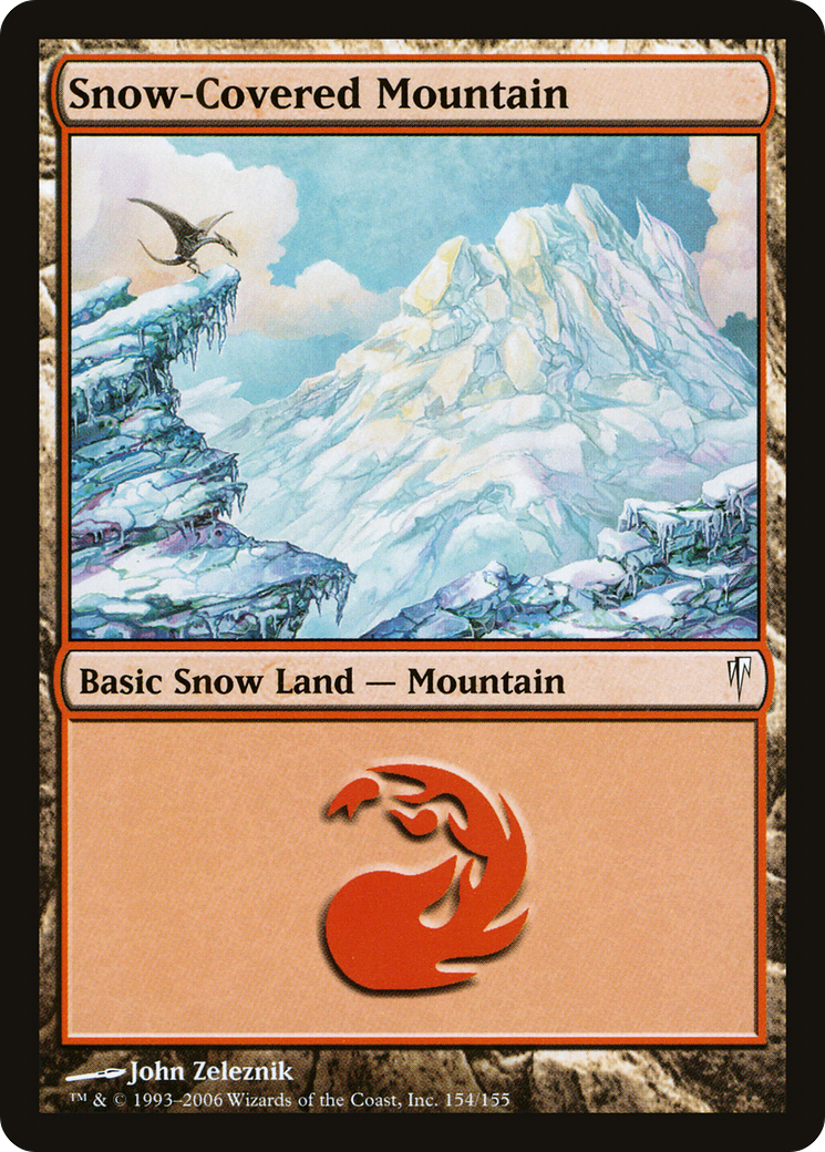 Snow-Covered Mountain (CSP-154) [Coldsnap] Foil