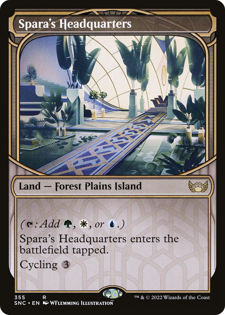 Spara's Headquarters (Showcase) (SNC-355) [Streets of New Capenna] Foil