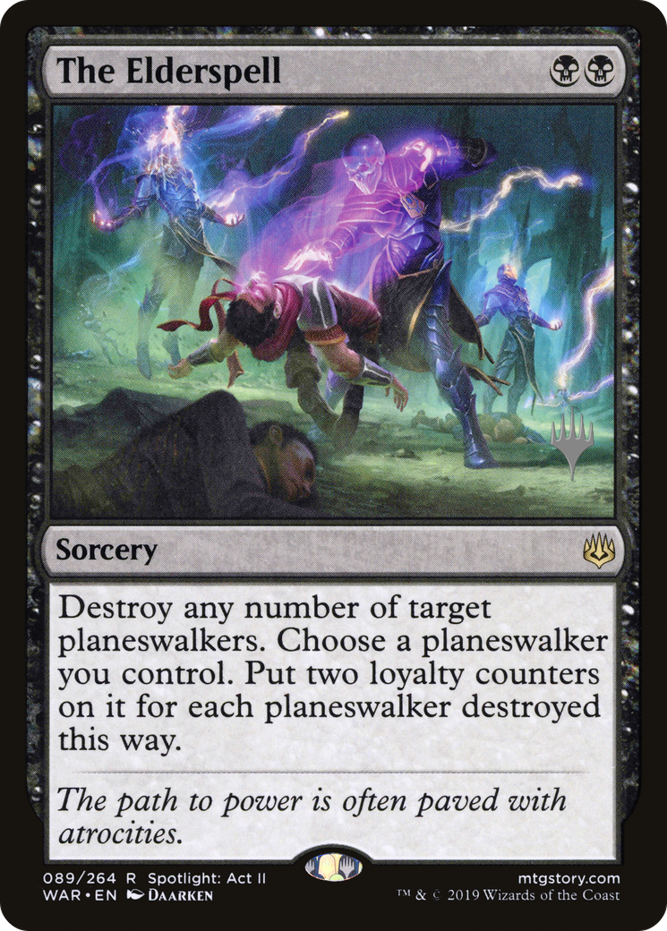 The Elderspell (PPELD-089) [Promo Pack: War of the Spark Promos] Foil