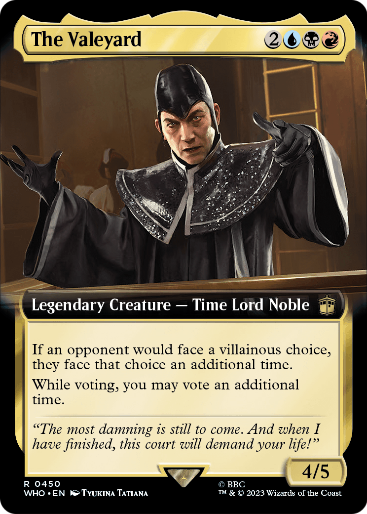 The Valeyard (Extended Art) (WHO-450) [Doctor Who] Foil