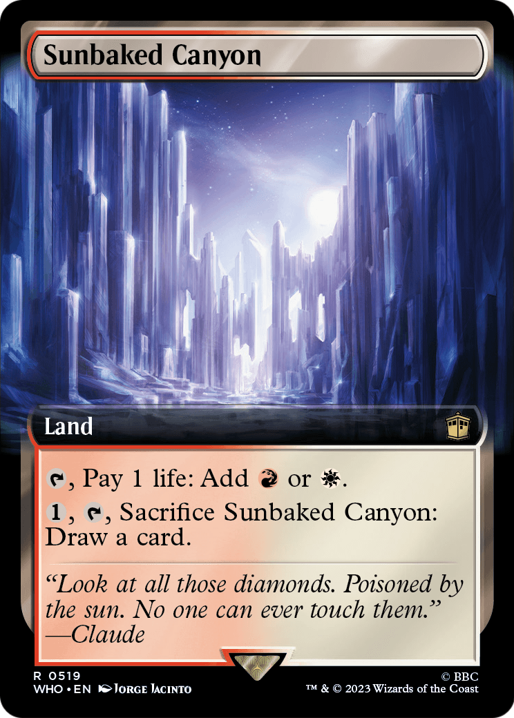 Sunbaked Canyon (Extended Art) (WHO-519) [Doctor Who]