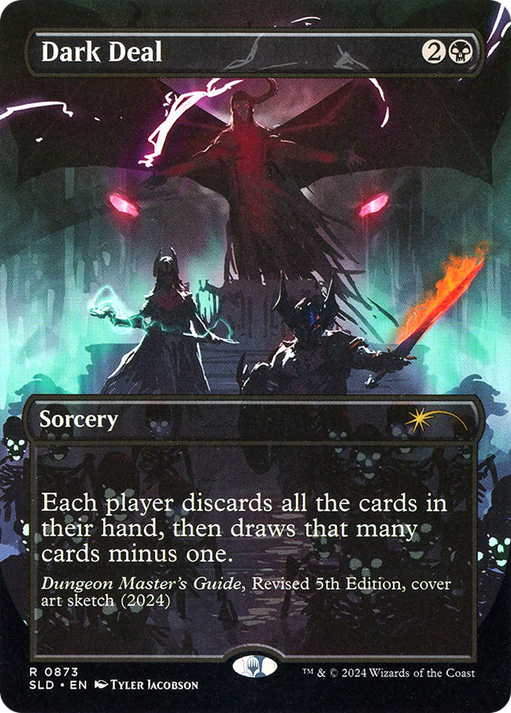 Dark Deal (Rainbow Foil) (SLD-873) (Borderless) [Secret Lair Drop] Foil