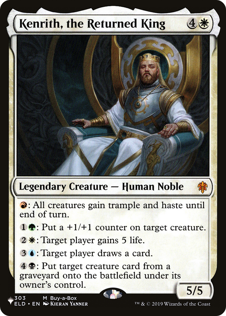 Kenrith, the Returned King (LIST-303/269) [The List]