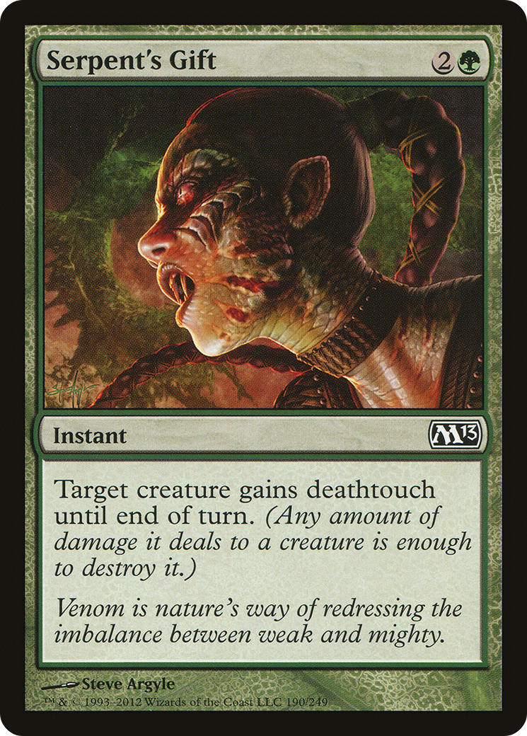 Serpent's Gift (M13-190) [Magic 2013]