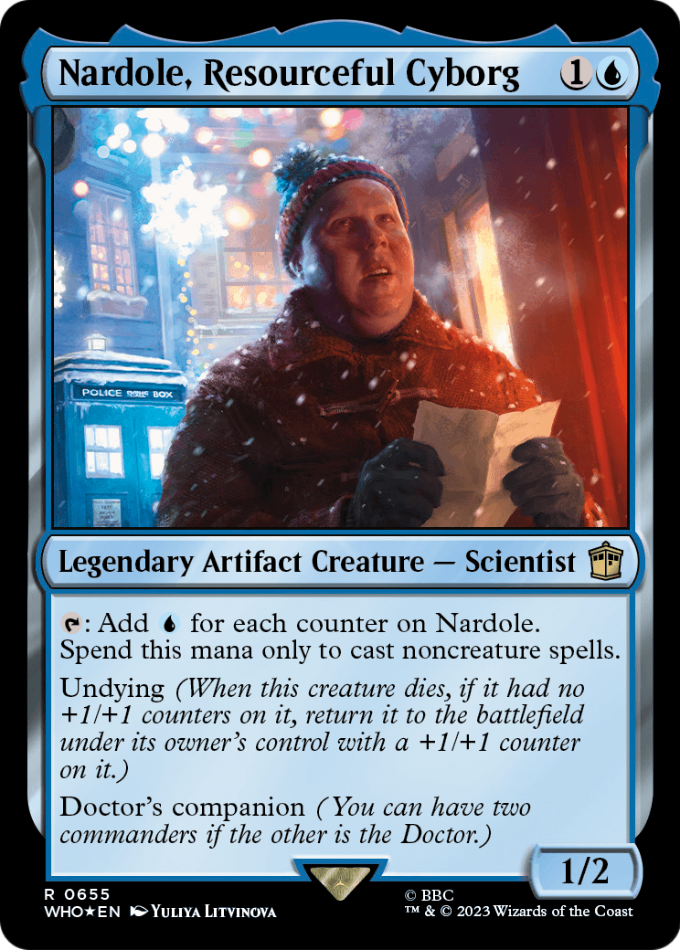 Nardole, Resourceful Cyborg (Surge Foil) (WHO-655) [Doctor Who] Foil