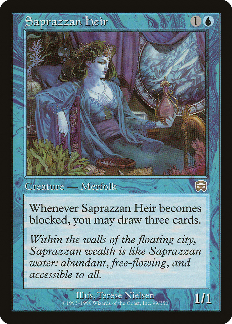 Saprazzan Heir (MMQ-099) [Mercadian Masques]