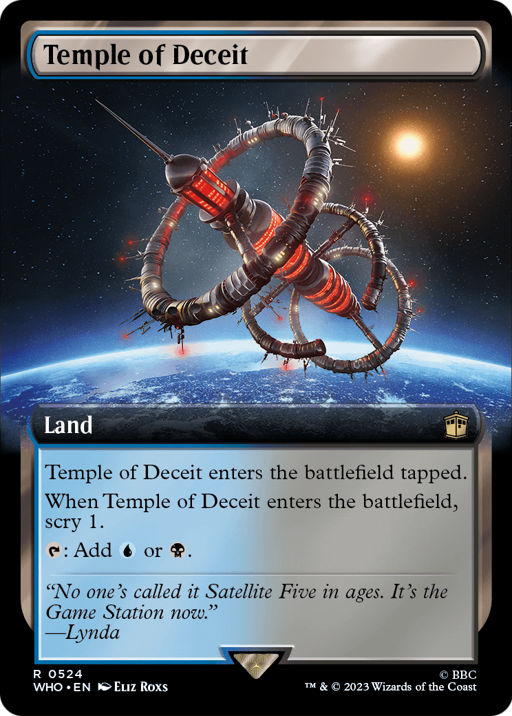 Temple of Deceit (Extended Art) (WHO-524) [Doctor Who]