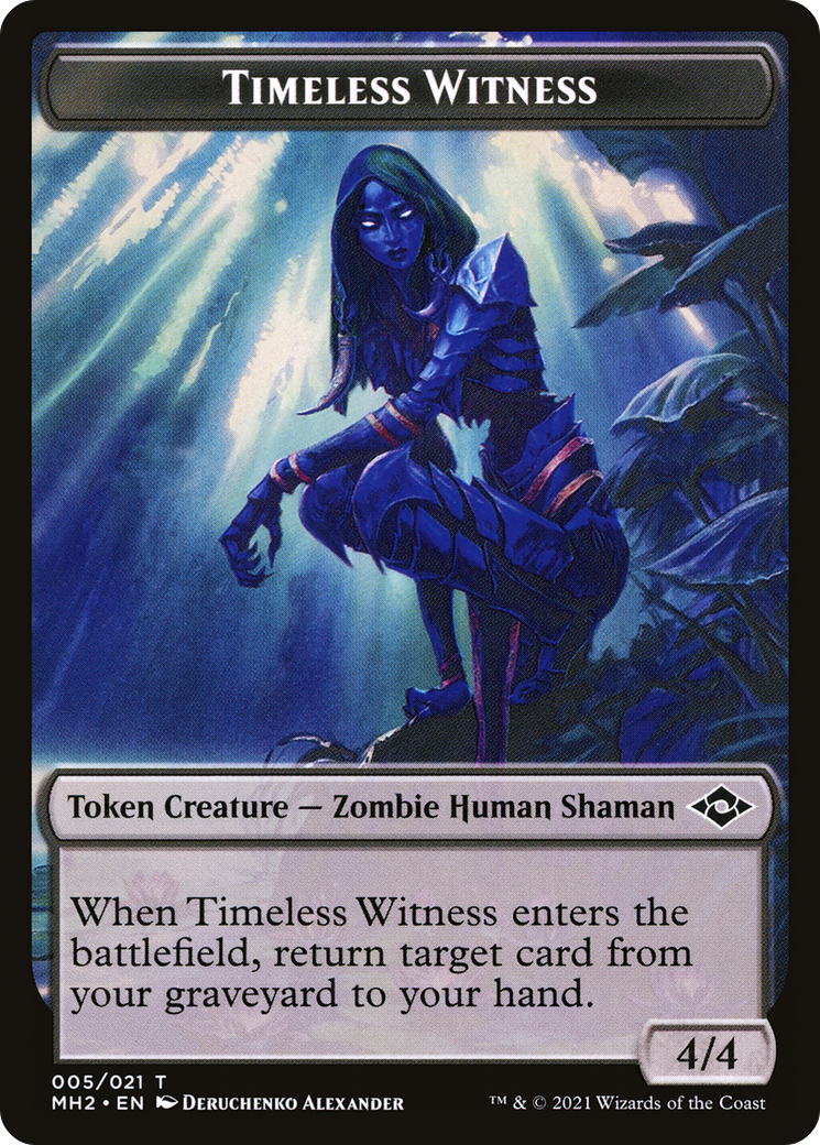 Timeless Witness Token (MH2-005) [Modern Horizons 2 Tokens]
