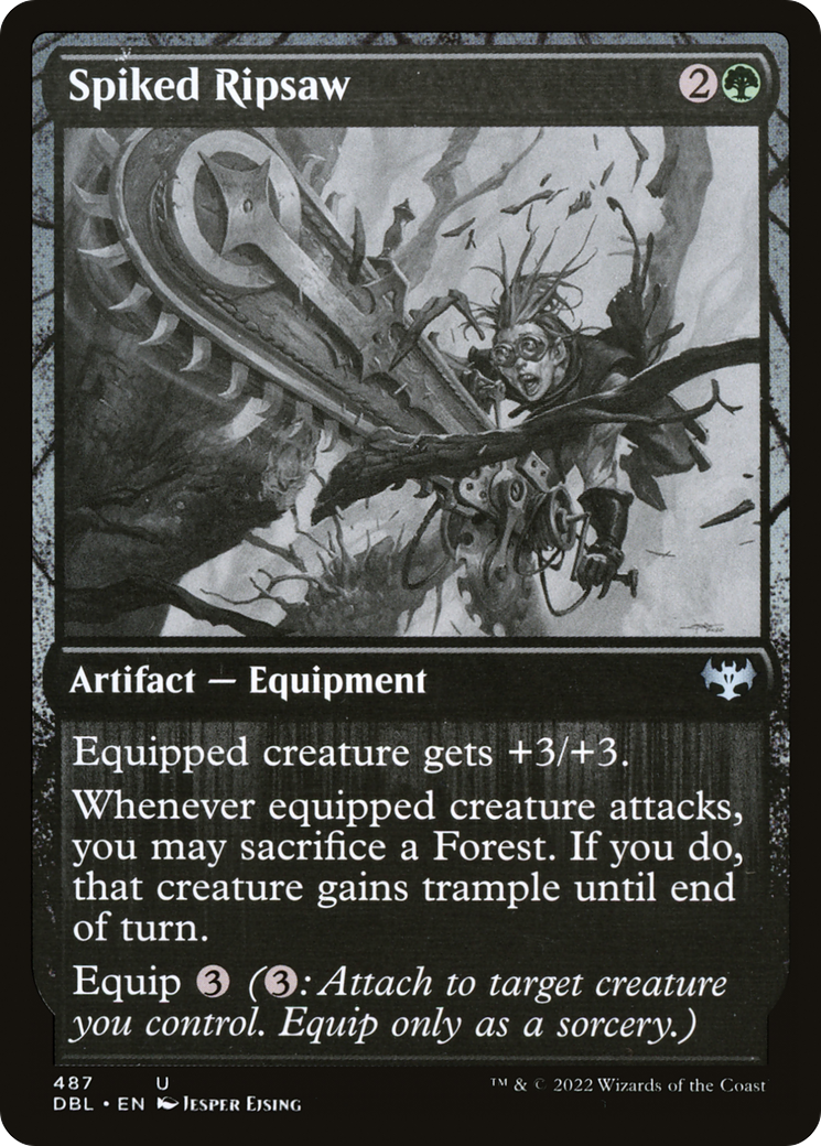 Spiked Ripsaw (DBL-487) [Innistrad: Double Feature] Foil