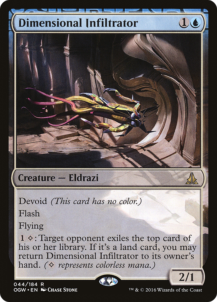 Dimensional Infiltrator (OGW-044) [Oath of the Gatewatch] Foil