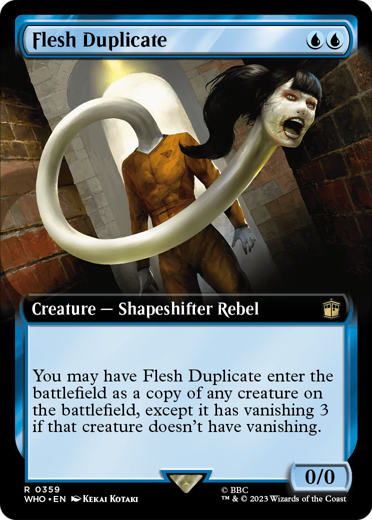 Flesh Duplicate (Extended Art) (WHO-359) [Doctor Who]