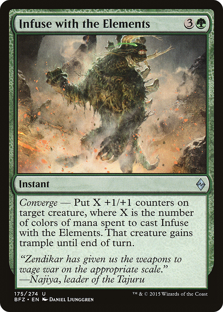 Infuse with the Elements (BFZ-175) [Battle for Zendikar] Foil
