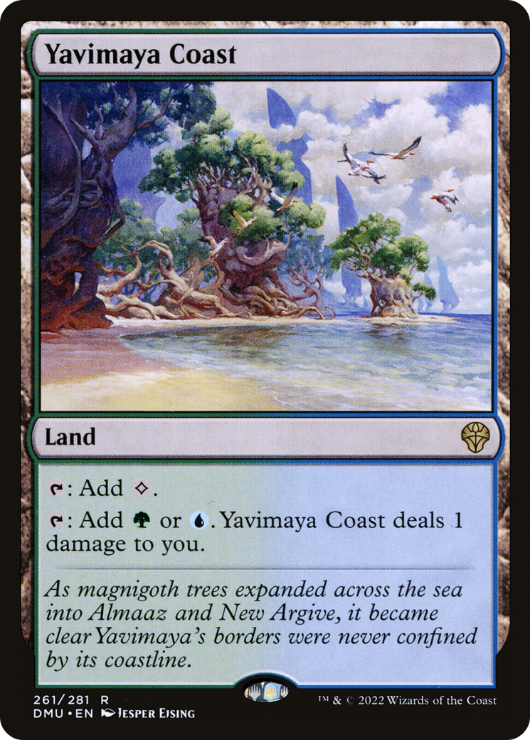 Yavimaya Coast (DMU-261) [Dominaria United] Foil