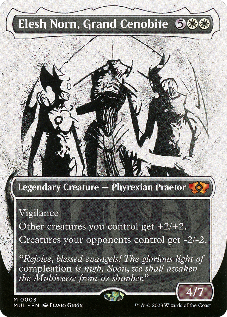 Elesh Norn, Grand Cenobite (MUL-003) (Showcase) (Borderless) [Multiverse Legends]