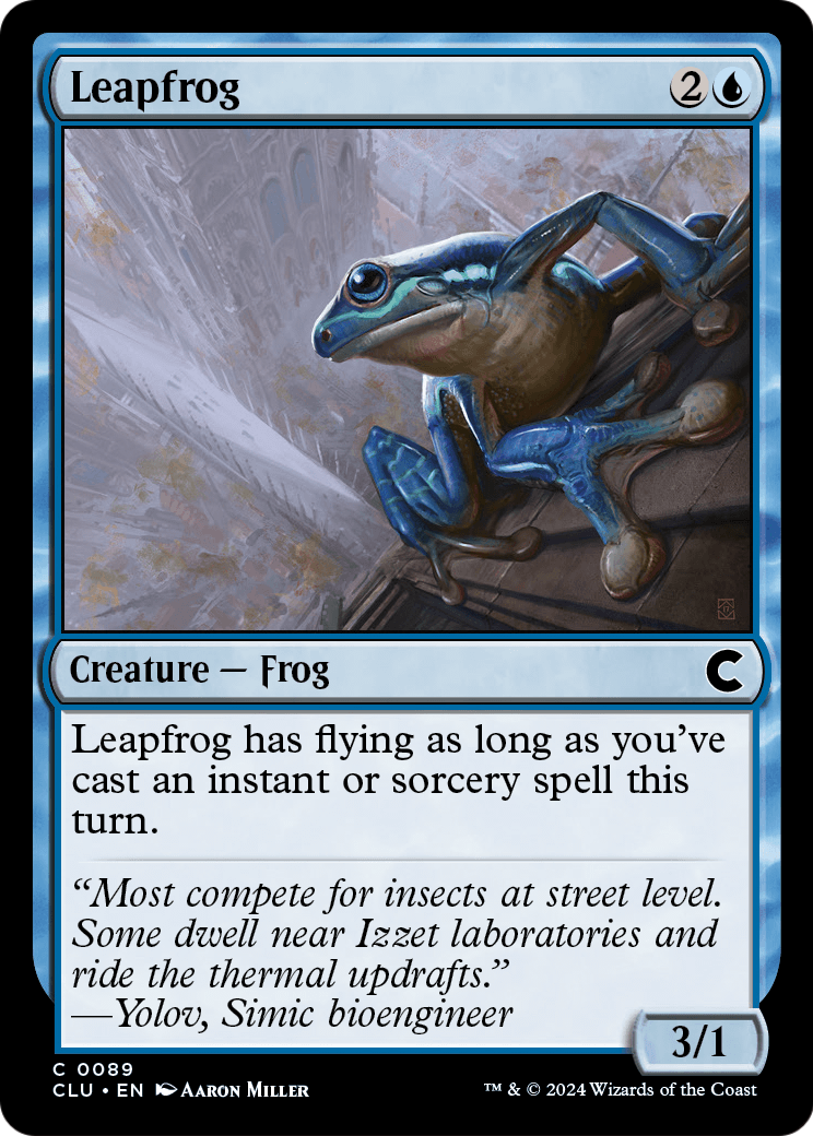 Leapfrog (CLU-089) [Ravnica: Clue Edition]