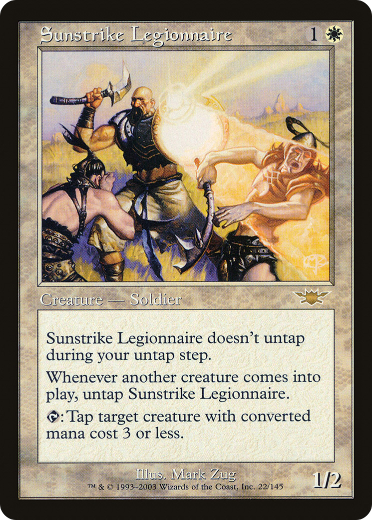 Sunstrike Legionnaire (LGN-022) [Legions] Foil