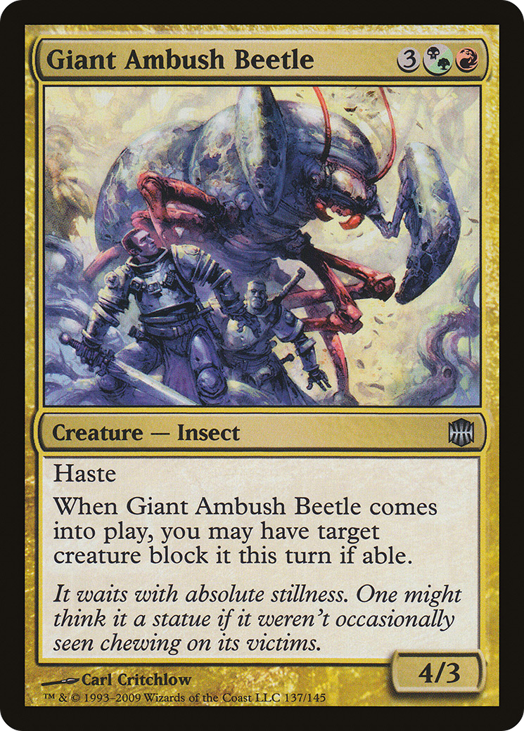 Giant Ambush Beetle (ARB-137) [Alara Reborn]
