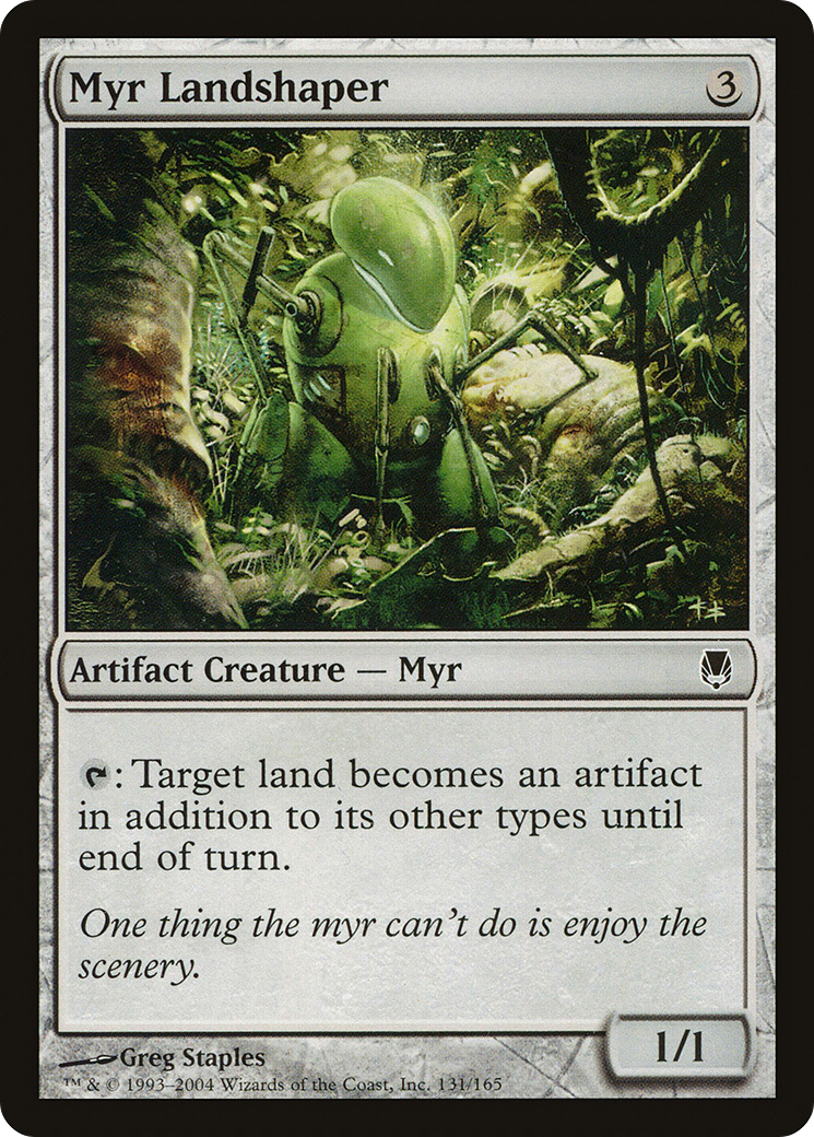 Myr Landshaper (DST-131) [Darksteel] Foil