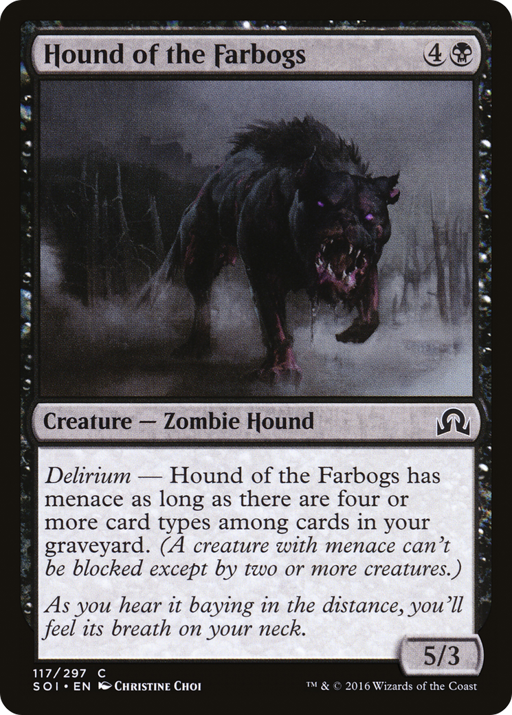 Hound of the Farbogs (SOI-117) [Shadows over Innistrad]