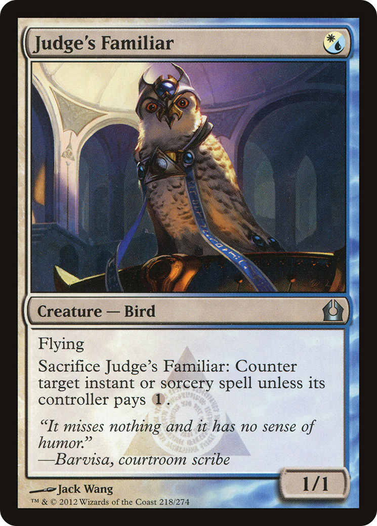 Judge's Familiar (RTR-218) [Return to Ravnica] Foil