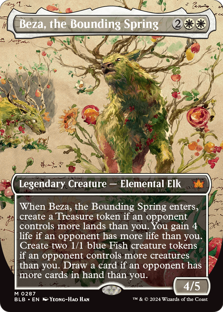 Beza, the Bounding Spring (Borderless) (BLB-287) [Bloomburrow]