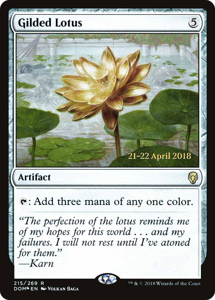 Gilded Lotus (PRE-215) [Dominaria Promos] Foil