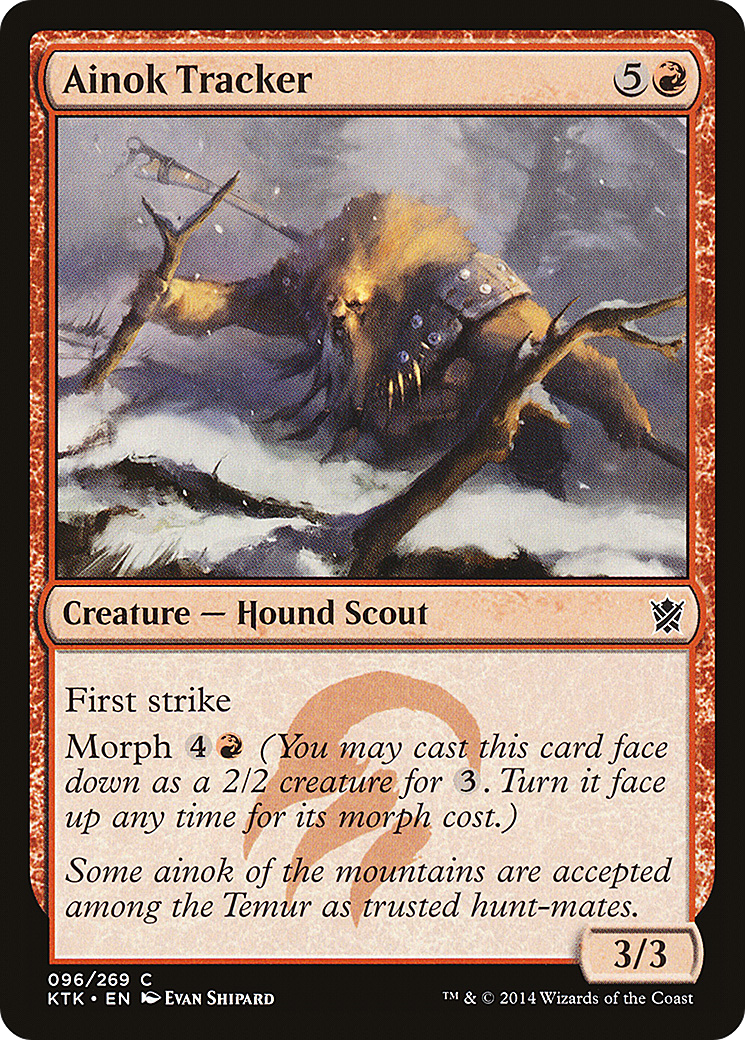 Ainok Tracker (KTK-096) [Khans of Tarkir] Foil