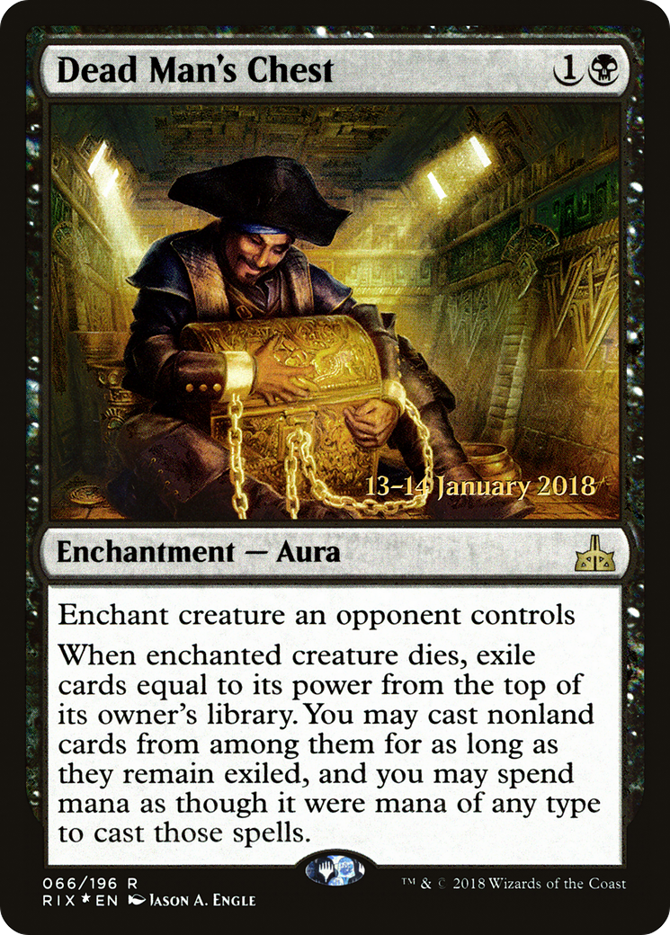 Dead Man's Chest (PRE-066) [Rivals of Ixalan Promos] Foil