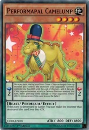 Performapal Camelump (Common) (CORE-EN005) - Clash of Rebellions 1st Edition