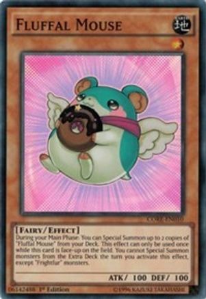 Fluffal Mouse (Super Rare) (CORE-EN010) - Clash of Rebellions 1st Edition