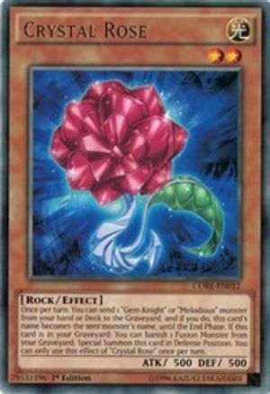Crystal Rose (Rare) (CORE-EN012) - Clash of Rebellions Unlimited