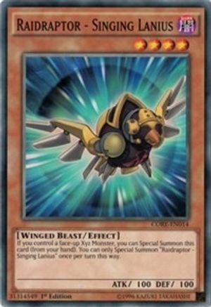 Raidraptor - Singing Lanius (Common) (CORE-EN014) - Clash of Rebellions 1st Edition