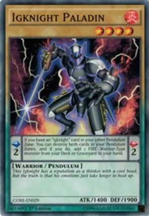 Igknight Paladin (Common) (CORE-EN029) - Clash of Rebellions 1st Edition