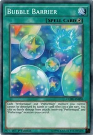Bubble Barrier (Common) (CORE-EN058) - Clash of Rebellions 1st Edition