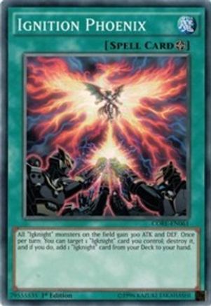Ignition Phoenix (Common) (CORE-EN061) - Clash of Rebellions 1st Edition