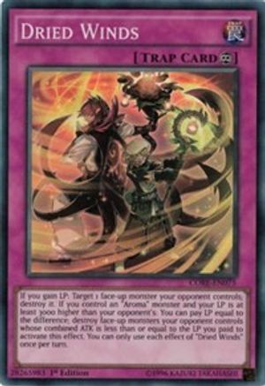 Dried Winds (Super Rare) (CORE-EN075) - Clash of Rebellions Unlimited