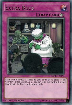 Extra Buck (Rare) (CORE-EN079) - Clash of Rebellions 1st Edition