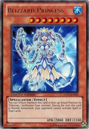 Blizzard Princess (Ultra Rare) (YG07-EN001) - Yu-Gi-Oh! GX Manga Promotional Cards Limited