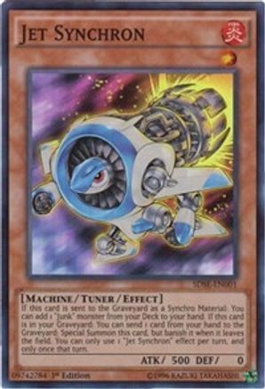 Jet Synchron (Super Rare) (SDSE-EN001) - Structure Deck: Synchron Extreme 1st Edition