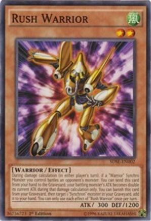 Rush Warrior (Common) (SDSE-EN002) - Structure Deck: Synchron Extreme 1st Edition
