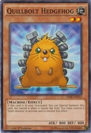 Quillbolt Hedgehog (Common) (SDSE-EN014) - Structure Deck: Synchron Extreme 1st Edition