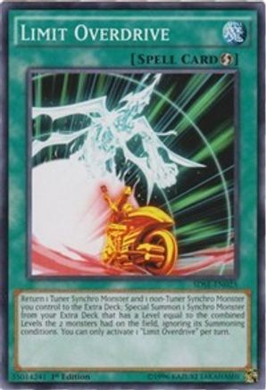 Limit Overdrive (Common) (SDSE-EN025) - Structure Deck: Synchron Extreme 1st Edition