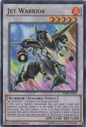 Jet Warrior (Ultra Rare) (SDSE-EN041) - Structure Deck: Synchron Extreme 1st Edition