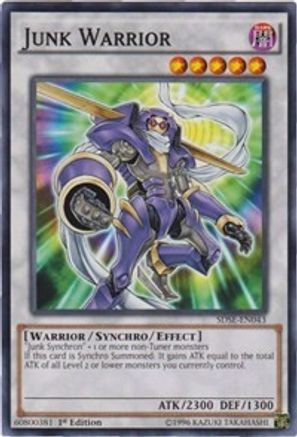 Junk Warrior (Common) (SDSE-EN043) - Structure Deck: Synchron Extreme 1st Edition