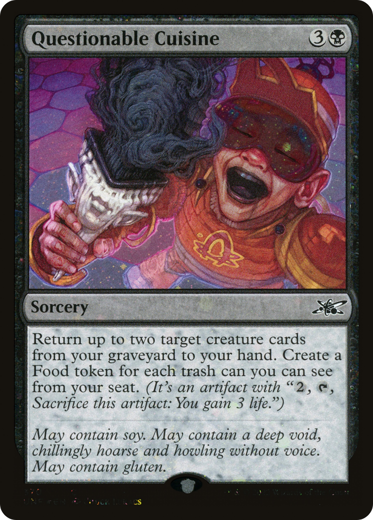 Questionable Cuisine (Galaxy Foil) (UNF-370) [Unfinity] Foil