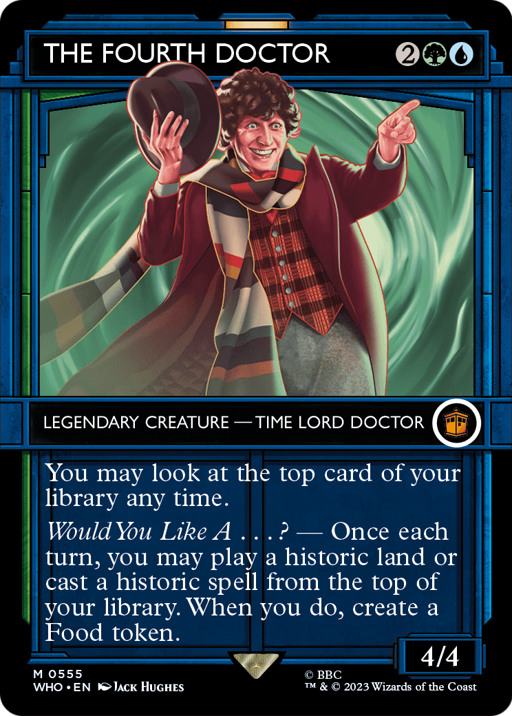 The Fourth Doctor (Showcase) (WHO-555) (Borderless) [Doctor Who]
