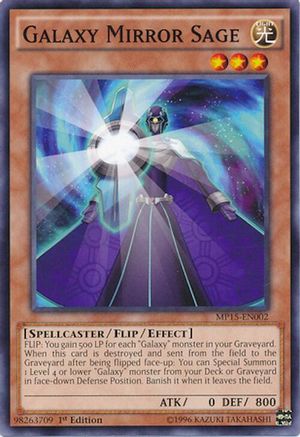 Galaxy Mirror Sage (Common) (MP15-EN002) - 2015 Mega-Tins Mega Pack 1st Edition