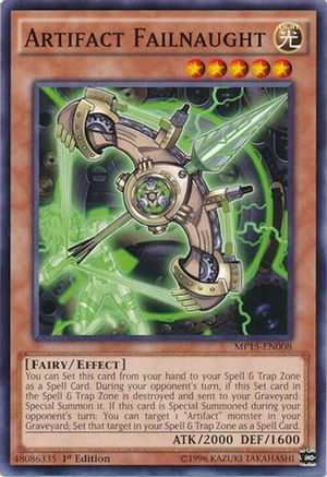 Artifact Failnaught (Common) (MP15-EN008) - 2015 Mega-Tins Mega Pack 1st Edition